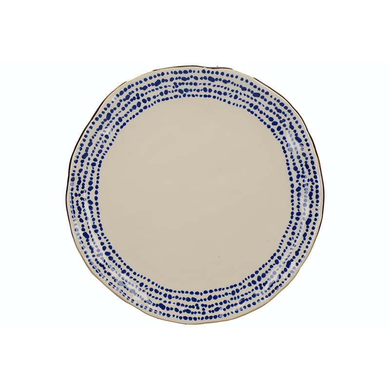 PLATE CERAMIC AZORES SPECKLE