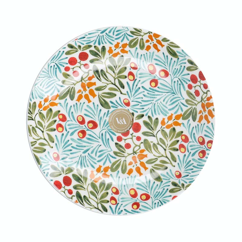 PLATE CERAMIC ARBUTUS 18CM ROUND