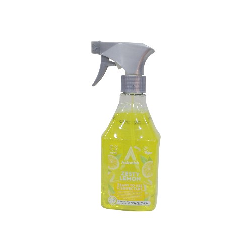 ASTONISH DISINFECTANT SPRAY ZESTY LEMON 550ML