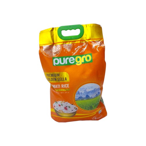 PUREGRO PREMIUM GOLDEN SELLA BASMATI RICE 5KG