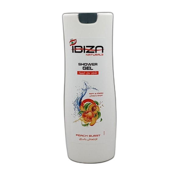 IBIZA SHOWER GEL PEACH BURST 750ML