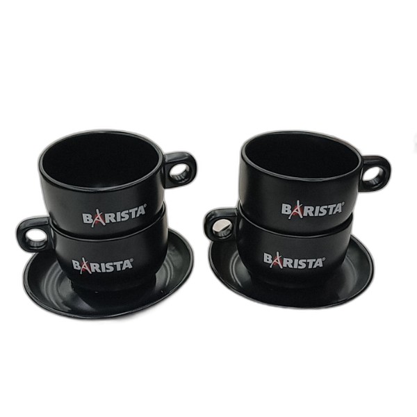 BARISTA CAPPUCCINO CUPS SET 4PC