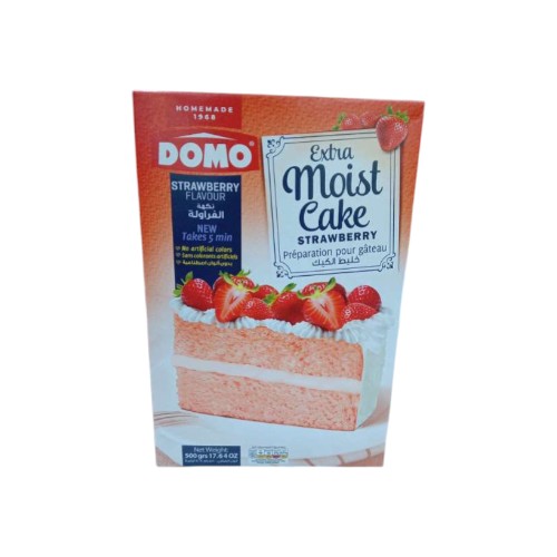 DOMO CAKE MIX CAKE MIX STRAWBERRY 500G