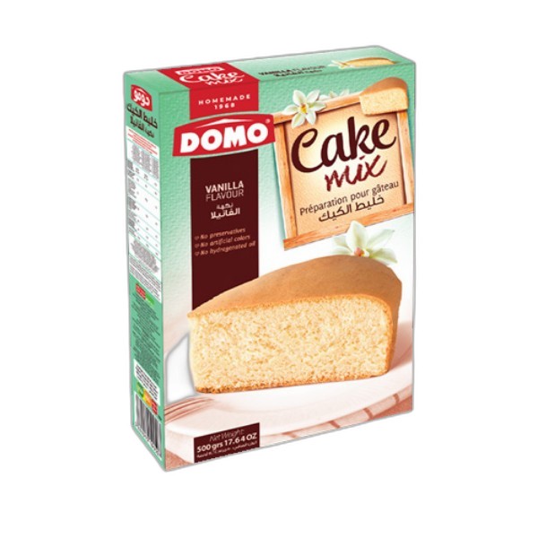 DOMO CAKE MIX VANILLA 500G