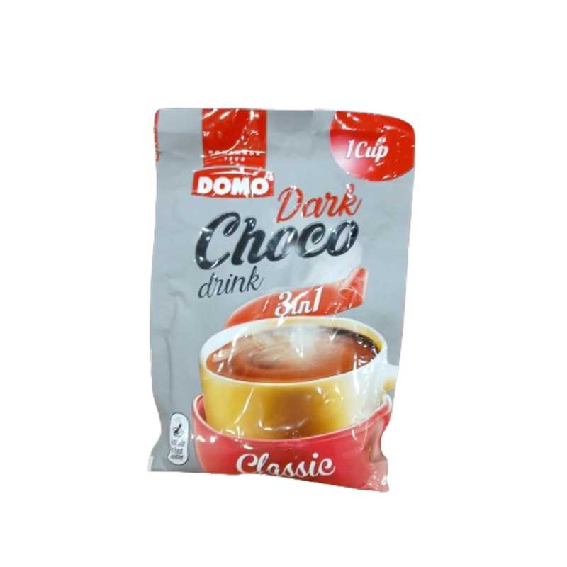 DOMO HOT CHOCO DRINK DARK 3IN