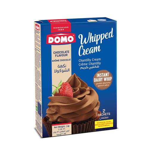 DOMO CREAM CHANTILLY CHOCOLATE 72G