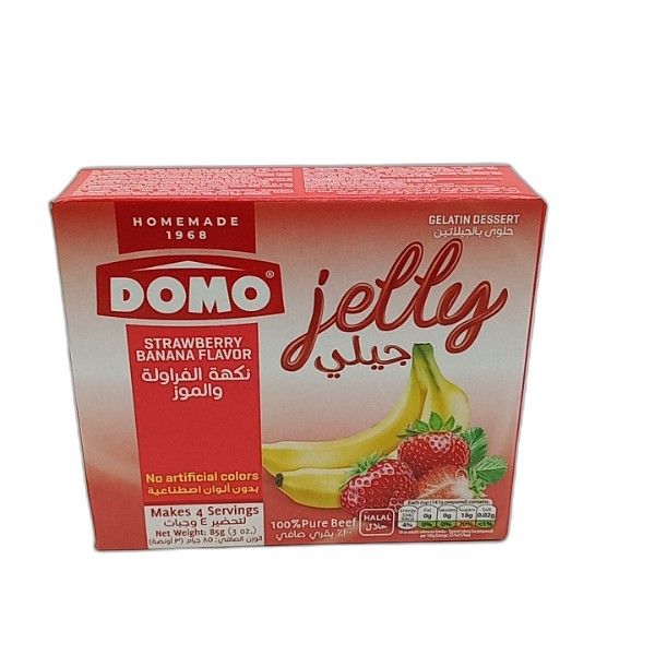 DOMO JELLY BEEF STRAWBAN 85G
