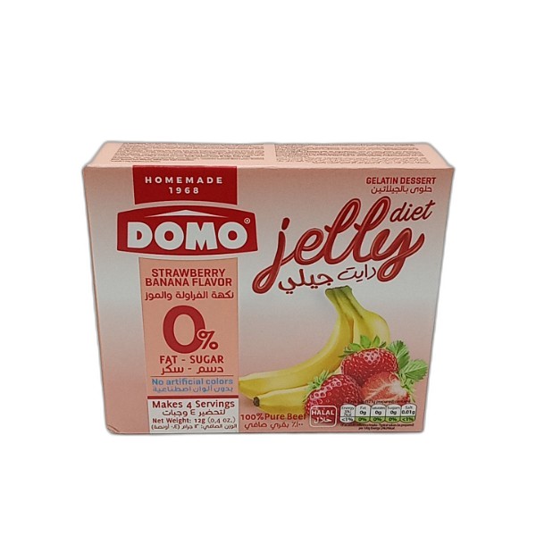 DOMO JELLO STRAWBERRY-BANANA LIGHT 12G