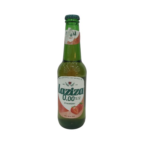 LAZIZA BEER STRAWBERRY GLASS 330ML