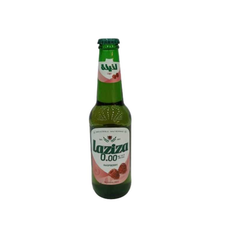 LAZIZA BEER RASEBERRY GLASS 330ML