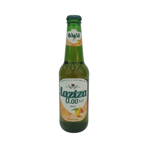 LAZIZA BEER PEACH GLASS 330ML
