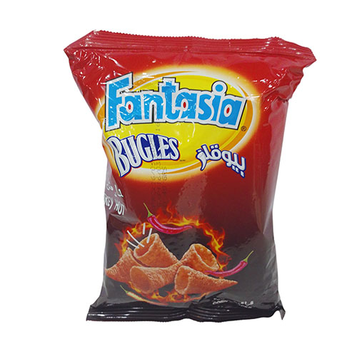 FANTASIA CHIPS BUGLES FIERY HOT 48G