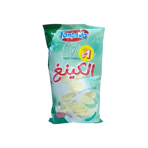 FANTASIA LIGHT SALT-VINEGAR CHIPS 100G