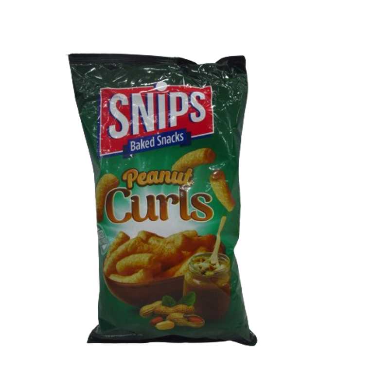 SNIPS PEANUT CURLS CHIPS 80G