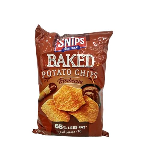 SNIPS BAKED POTATO CHIPS BBQ 62G