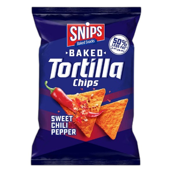 SNIPS TORTILLA CHIPS SWEET CHILLI 125G