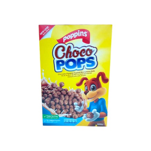 POPPINS CORN FLAKES CHOCO POPS 500G