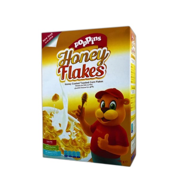POPPINS CORN FLAKES HONEY FLAKES 500G