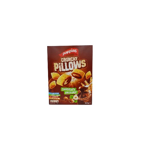 POPPINS CRUNCHY PILLOWS CHOCO HAZELNUT 300G