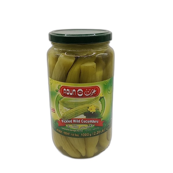AOUN PICKLED WILD CUCUMBERS 1KG