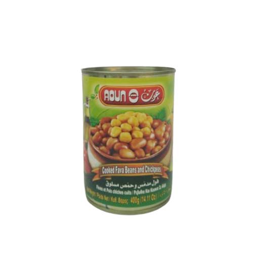 AOUN COOK.FAVA BEANSCHICKPEAS 400G