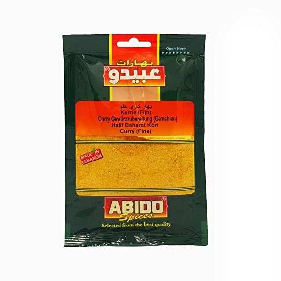 ABIDO MILD CURRY SPICES 50G