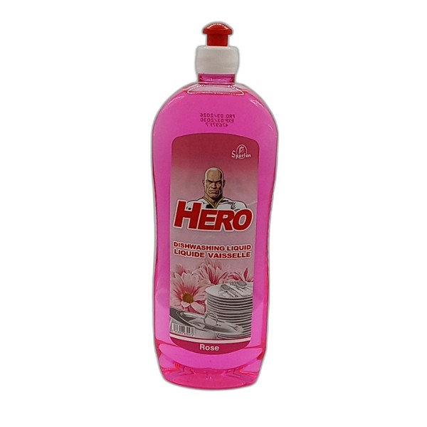 HERO DISHWASH LIQUID ROSE 750ML