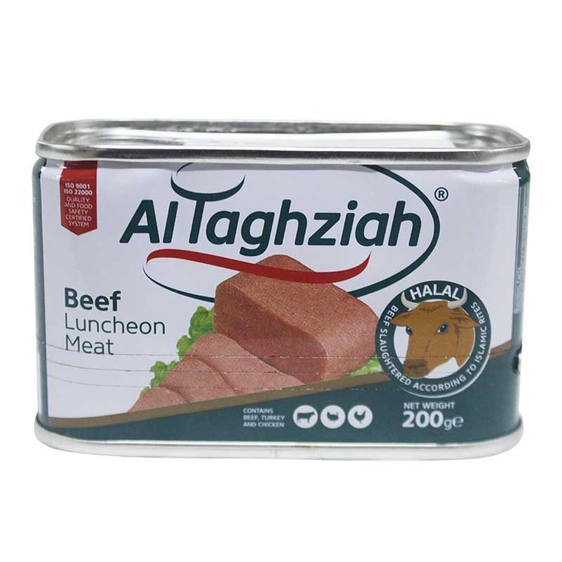AL TAGHZIAH BEEF LUNCHEON SQUARE WITH KEY 200G