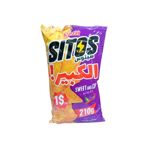 MASTER SITOS SWEET-CHILI CHIPS 210G