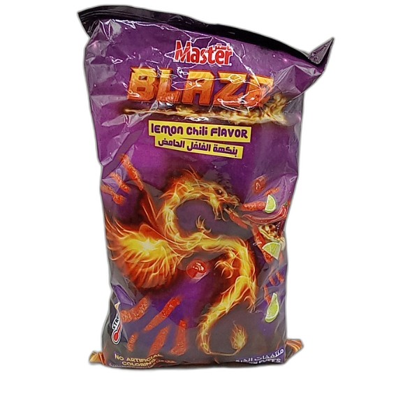 MASTER BLAZE LEMON CHILI CHIPS 80G