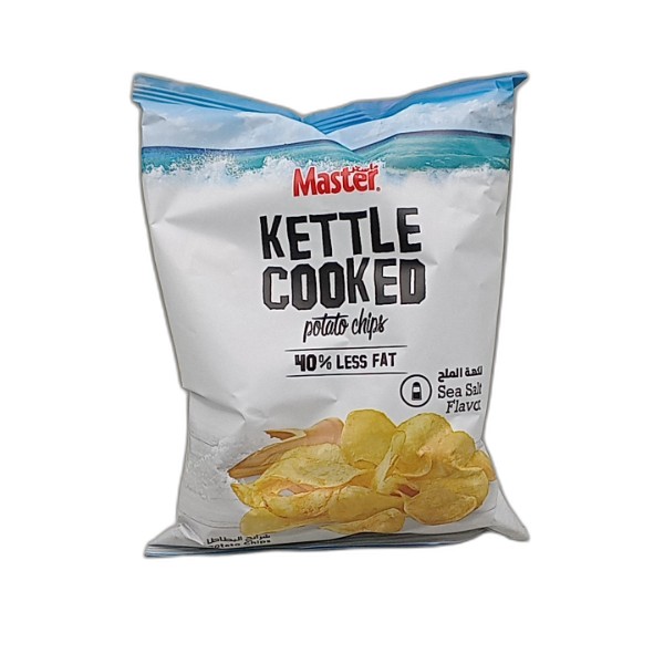 MASTER KETTLE CHIPS SEA SALT 76G