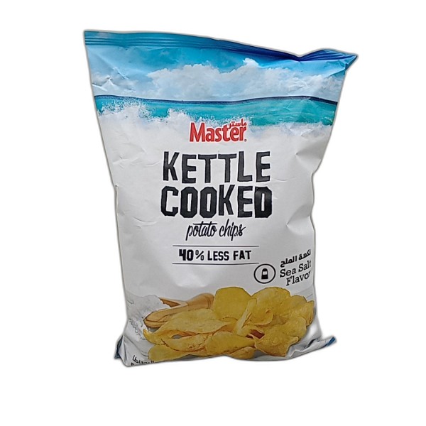 MASTER KETTLE CHIPS SEA SALT 144G