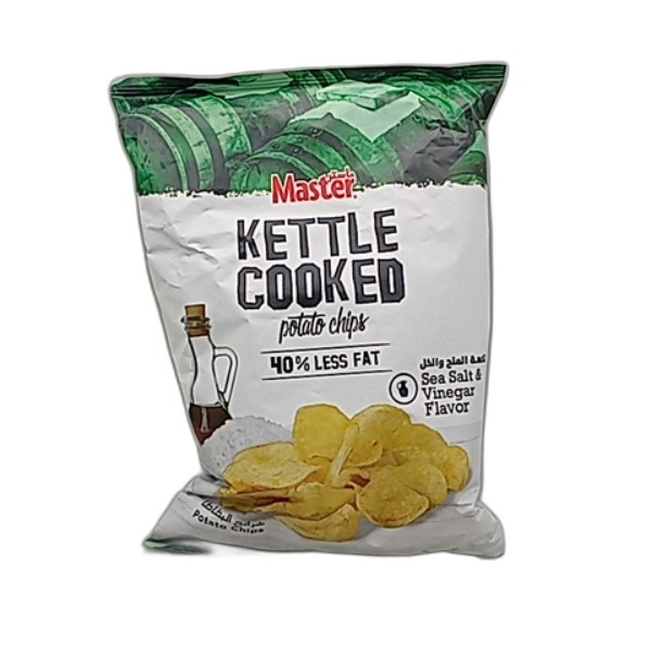 MASTER KETTLE CHIPS SEA SALT -VINEGAR 144G