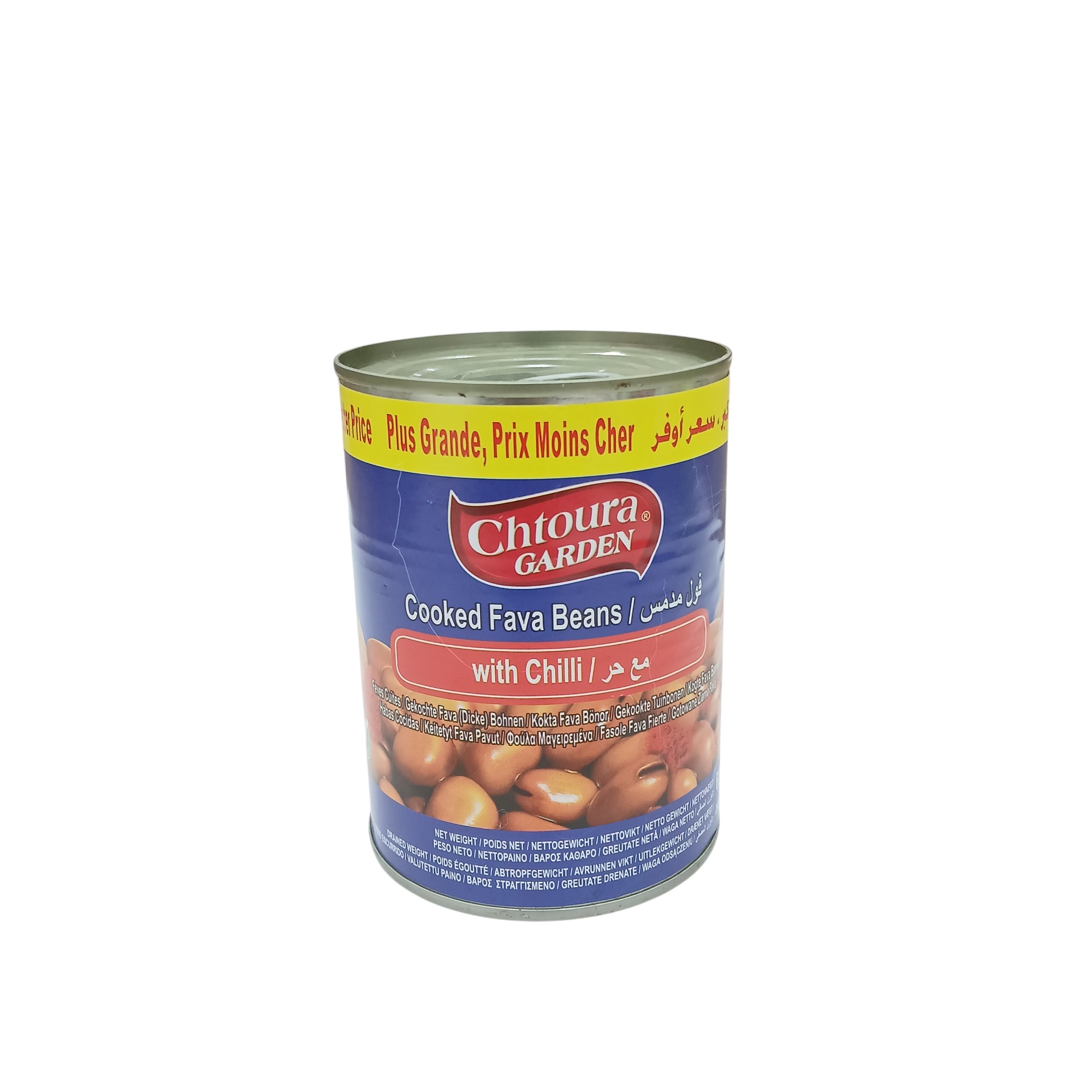CHTOURA GARDEN FAVA BEANS W CHILLY 600G