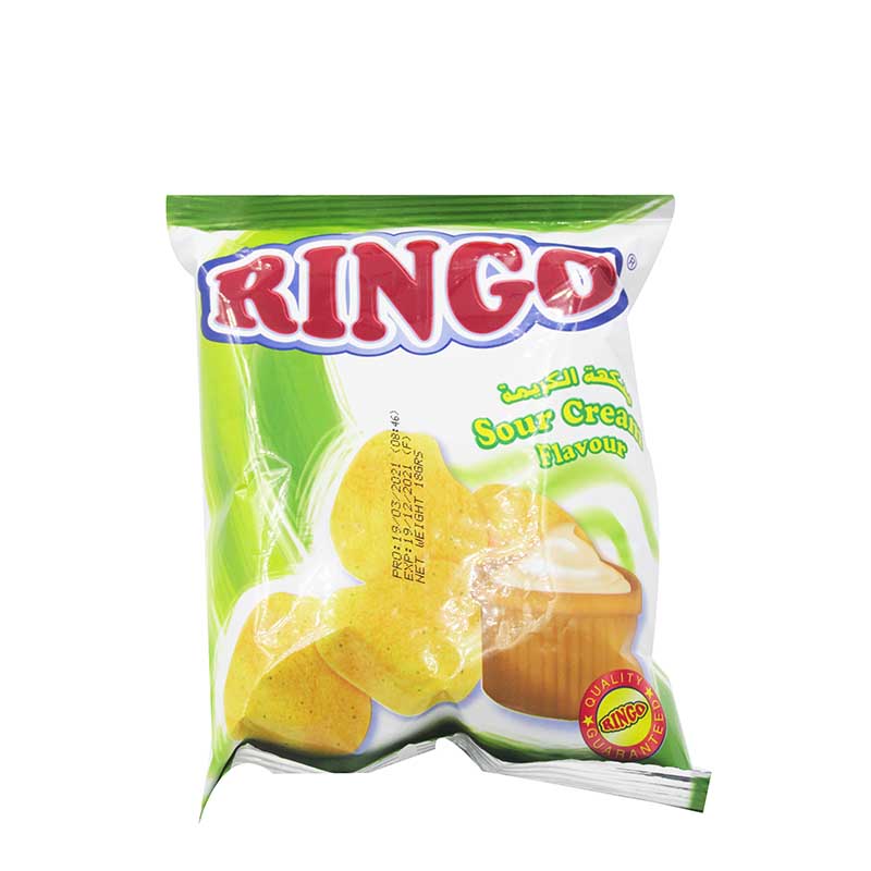 RINGO CHIPS SOUR CREAM 13G