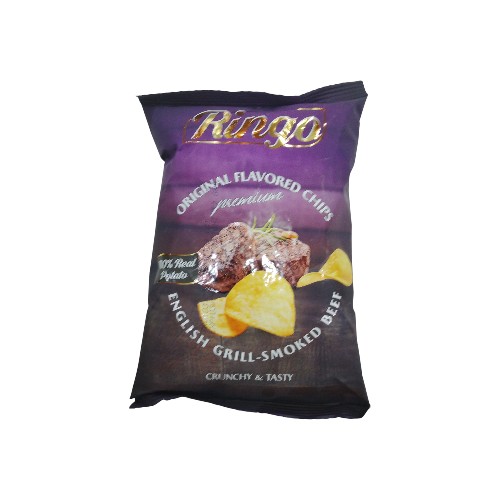 RINGO CHIPS ENGLISH GRILLED SMOKED BEEF 40G
