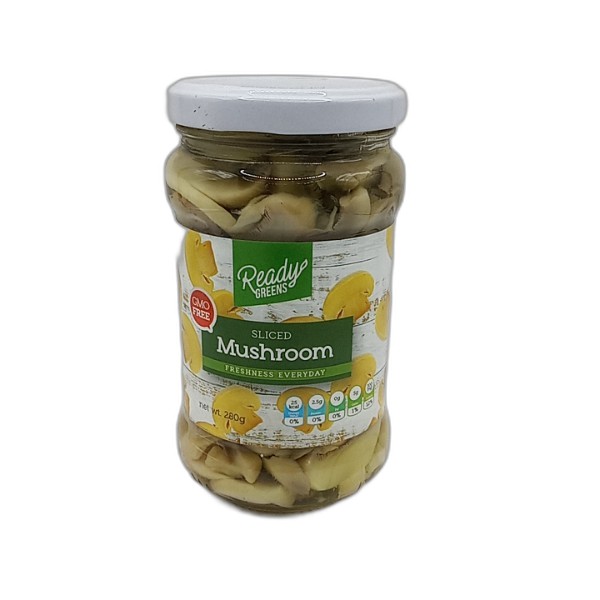 READYGREEN SLICED MUSHROOM IN JAR 280G