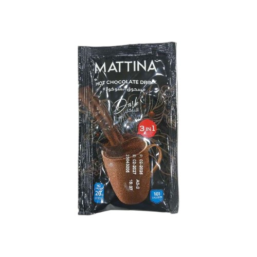MATTINA HOT CHOCOLATE DARK 3IN1 26G
