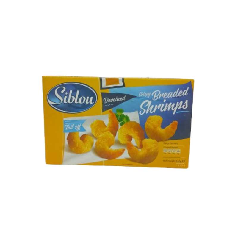 SIBLOU BREADED SHRIMPS 250G TAIL OFF