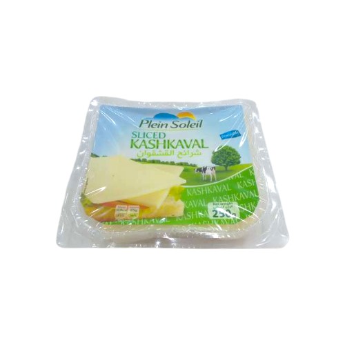 CHEESE SLICED KASHKAVAL 250G PLEIN SOLEIL