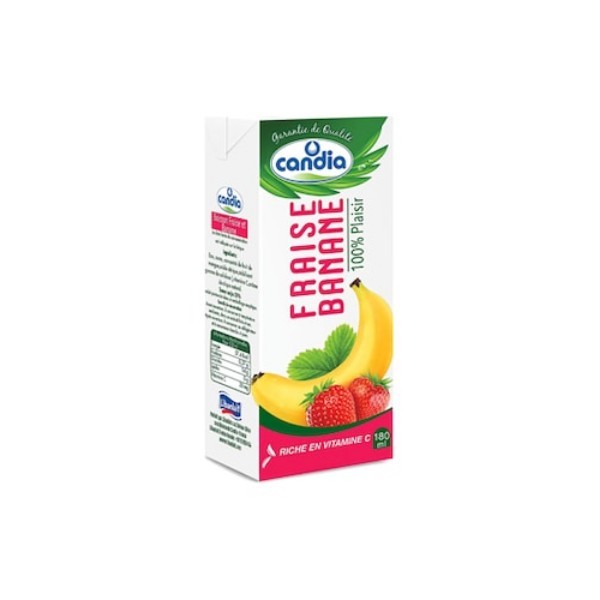 CANDIA JUICE STRAWBERRY BANANA 180ML