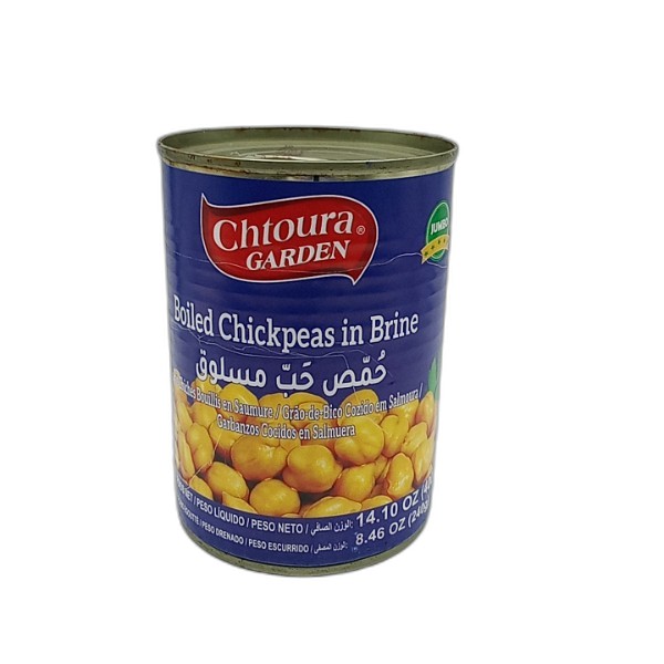 CHTOURA BOILED CHICK PEAS 400G