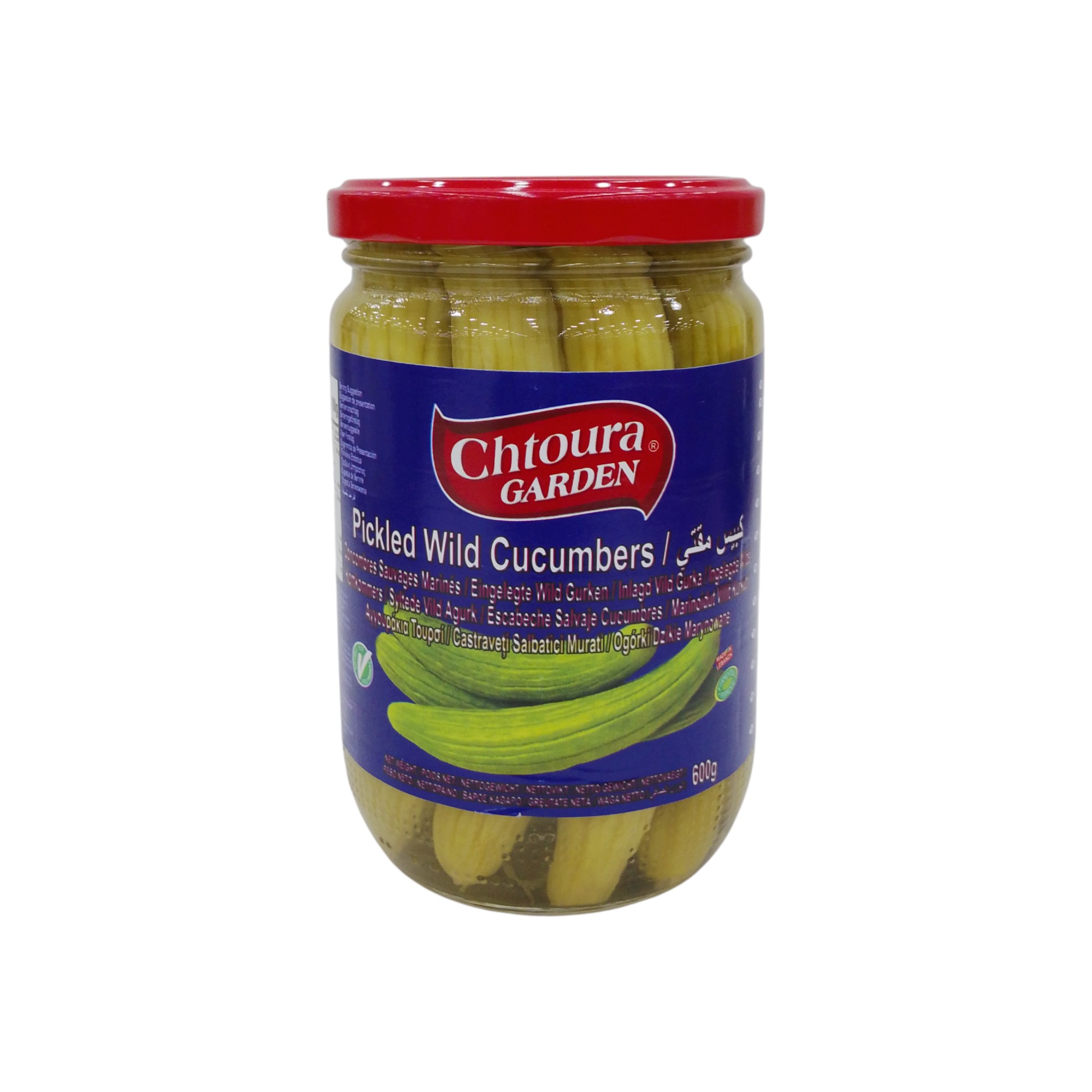 CHTOURA WILD CUCUMBER PICKLES 600G