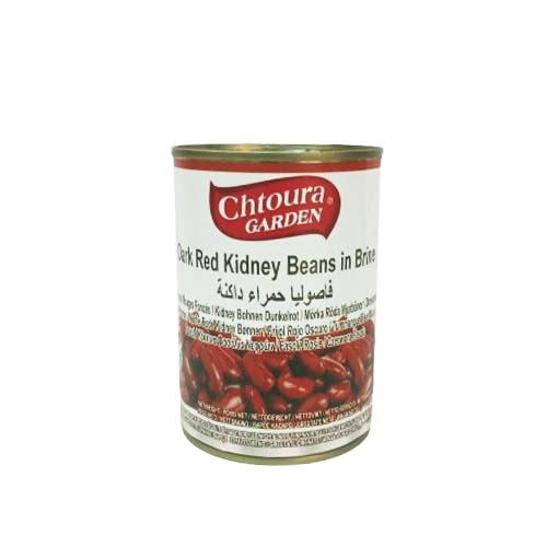 CHTOURA GARDEN DARK RED KIDNEY BEANS 400G