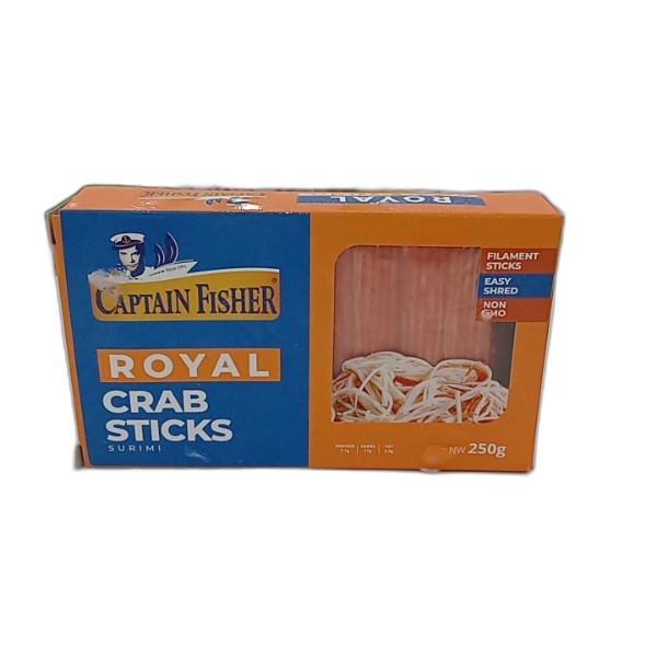 CAPTAIN FISHER ROYAL SURIMI CRAB STICKS 250G