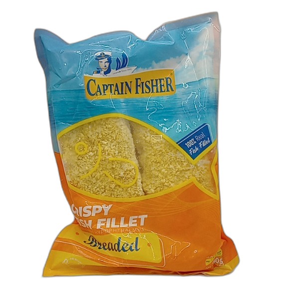 CAPTAIN FISHER BREADED PANGASIUS FILLET 750G