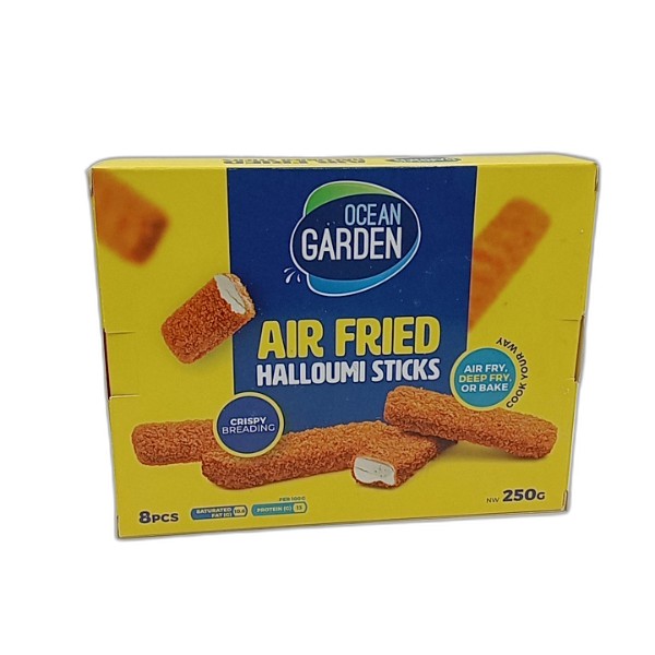 OCEAN GARDEN AIR-FRIED HALLOUMI STICKS 250G