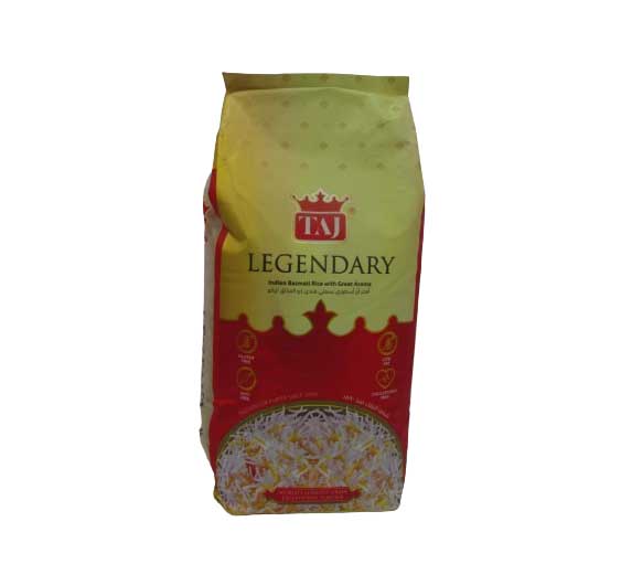 TAJ LEGENDARY INDIAN BASMATI RICE 750G