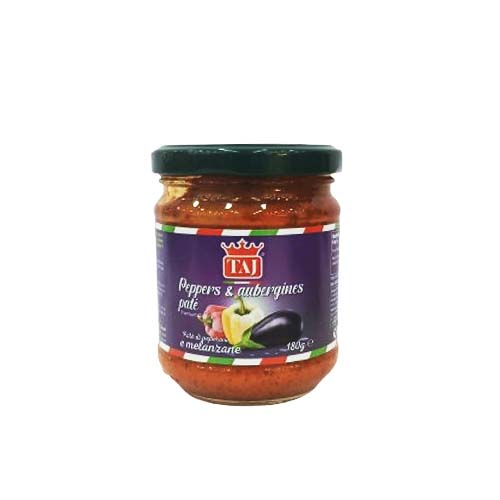TAJ PEPPERS AND AUBERGINES PATE 180G