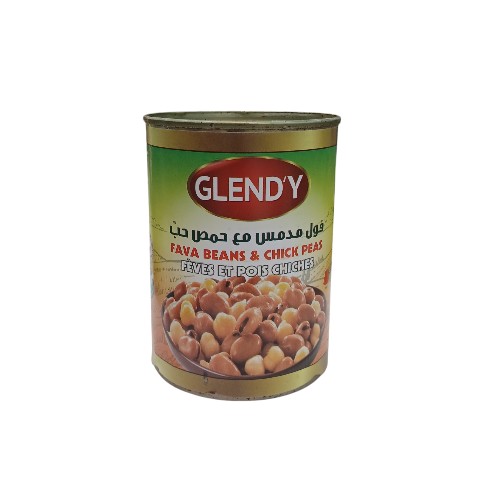 GLENDY FAVA BEANS CHICKPEAS 400G